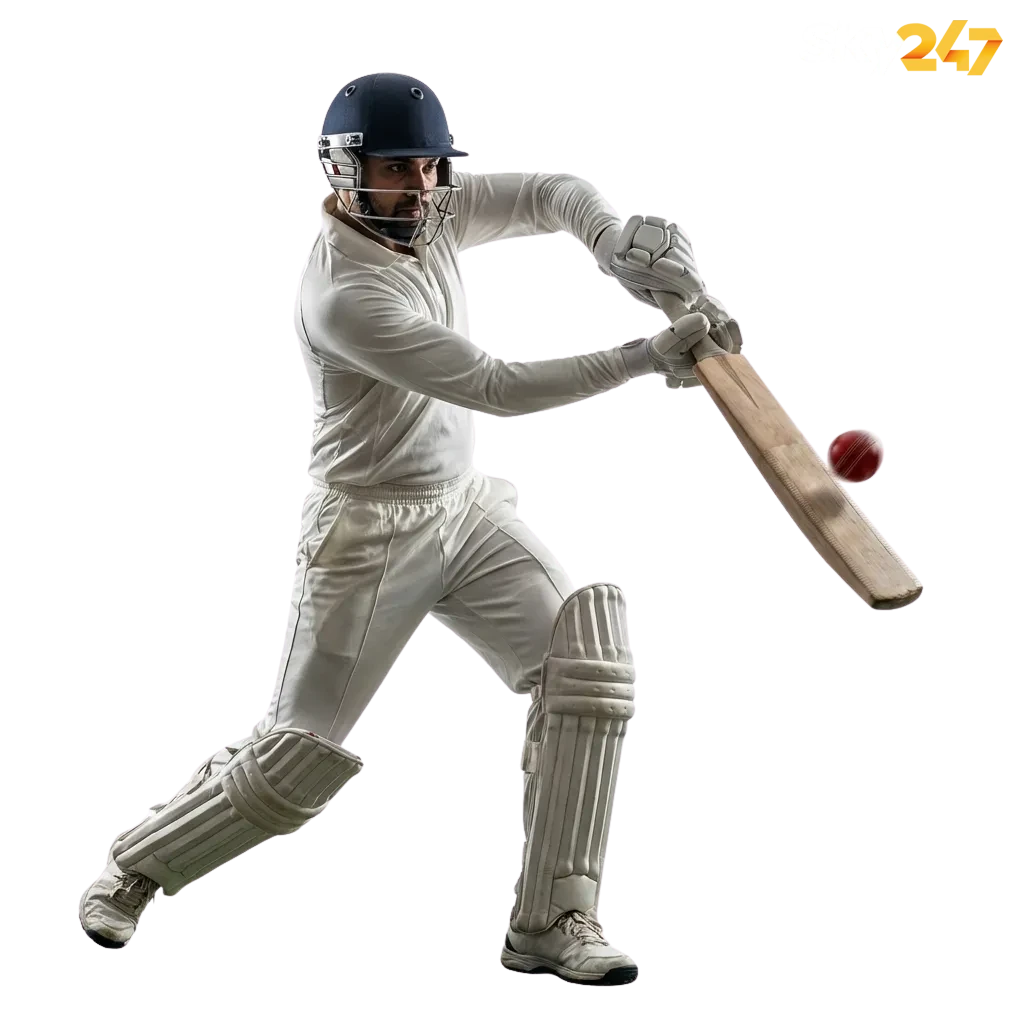 Sky247 cricket betting promo in India showing cashback welcome bonus for IPL and international cricket bets