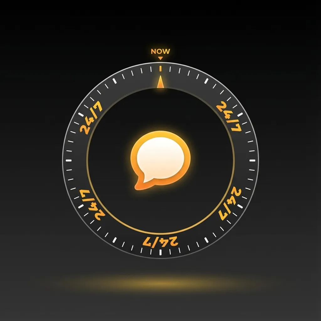 Illustration of Sky247 live chat support on phone and laptop, showing user messaging an agent for fast betting help