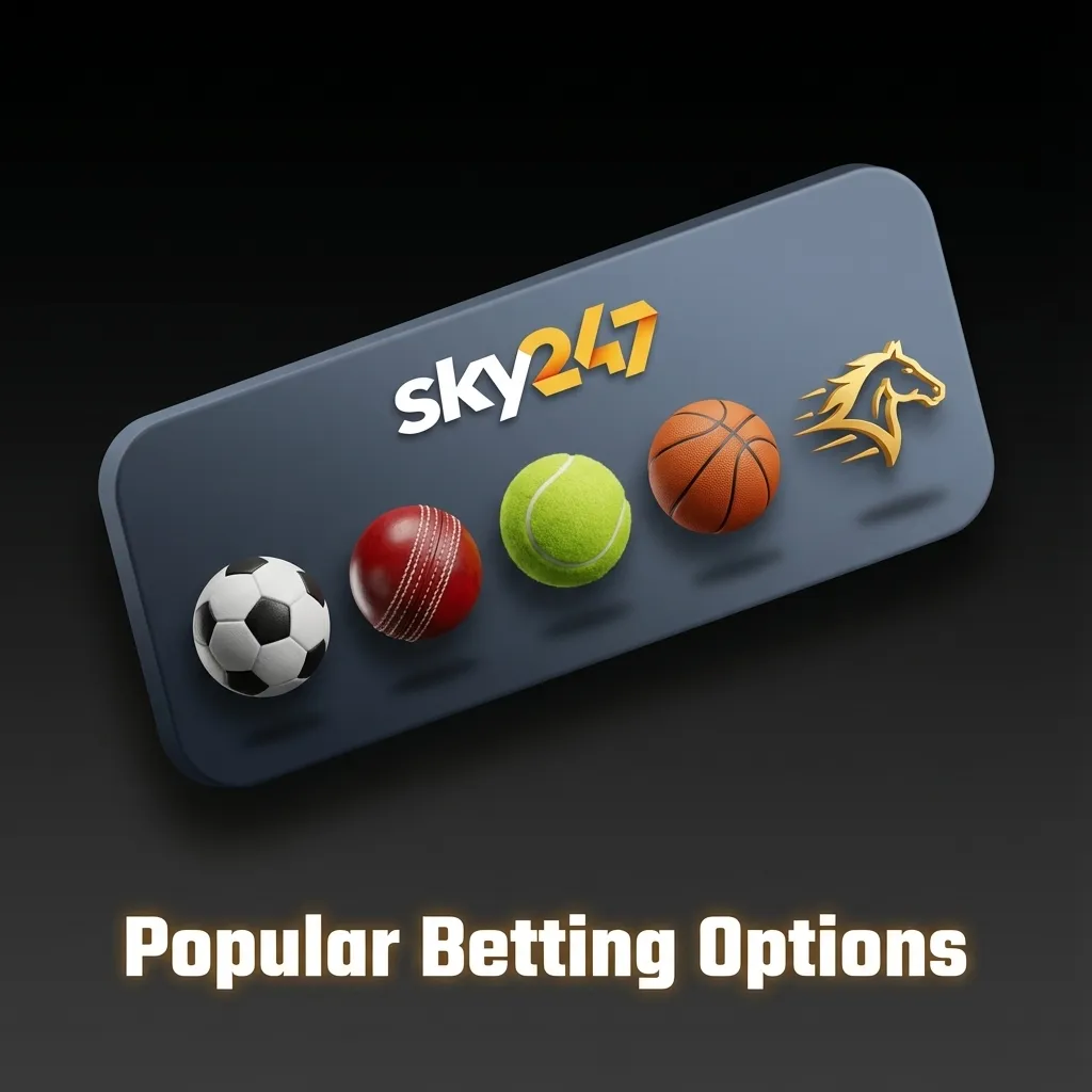 Sky247 interface showing Multi Live, prematch lines, and live betting odds for cricket, football, and tennis on one screen