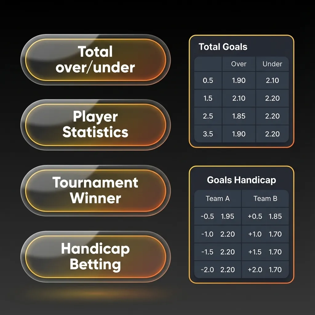 Infographic for Sky247 India explaining single, accumulator, and system sports bets with icons and brief bullet descriptions