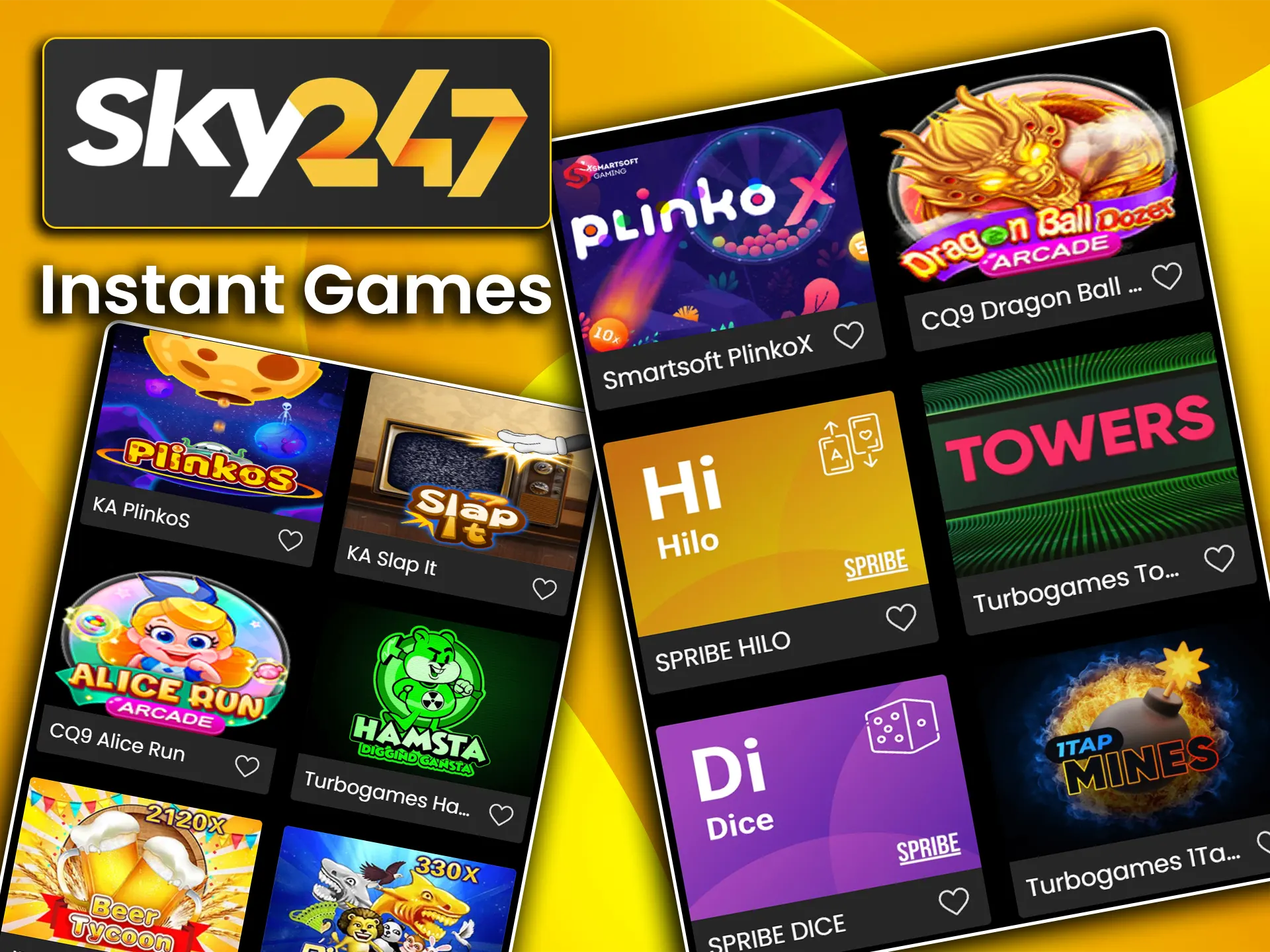 Enjoy quick sessions with casual and instant games for immediate results on Sky247.